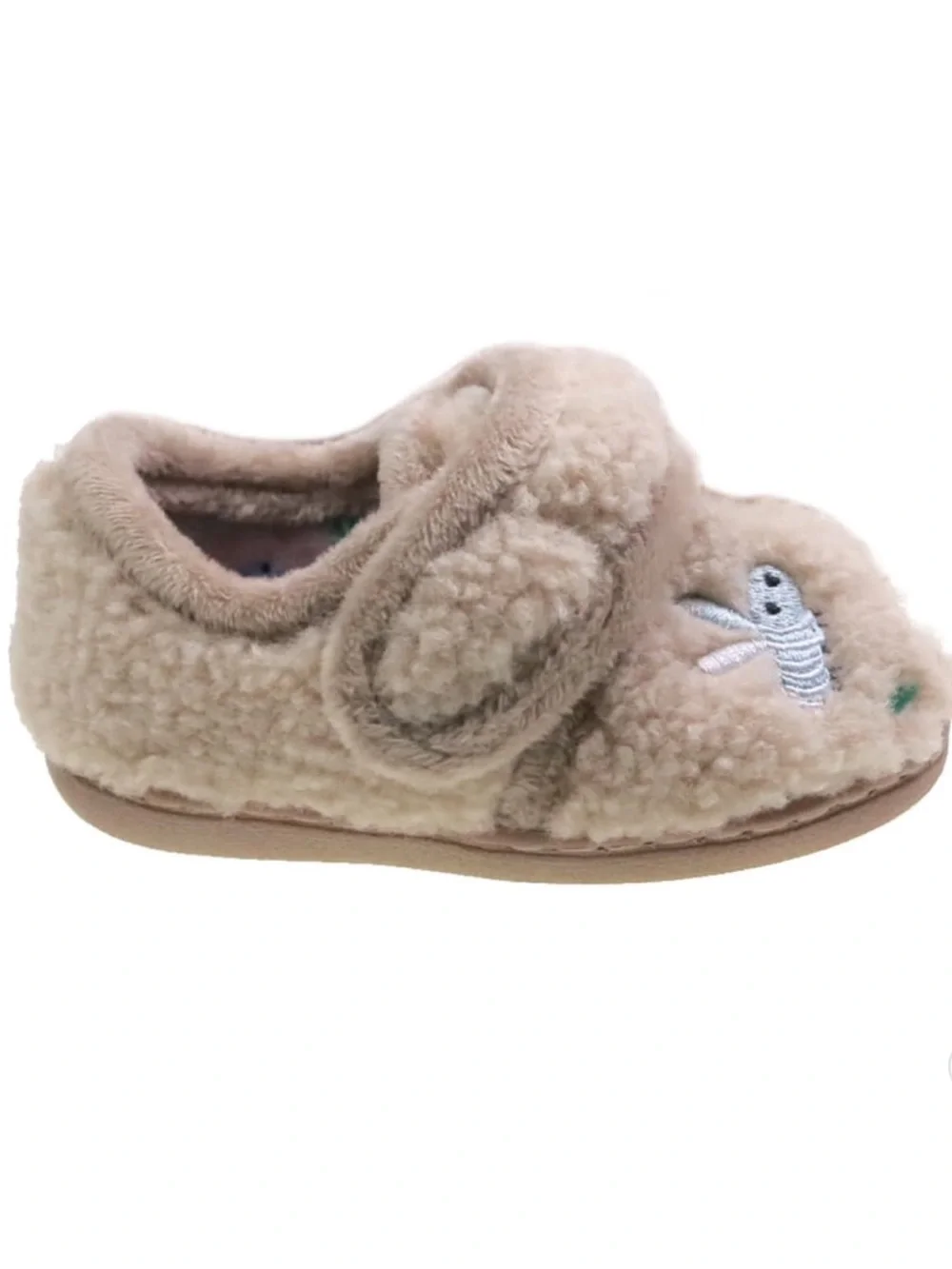 NWT Baby Boy Plush Bugs Slip-On Shoes Size 4
